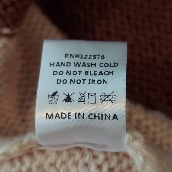 Mustard Seed Sweater Size Small Kimono Cardigan Color Block Boho - Picture 7 of 7